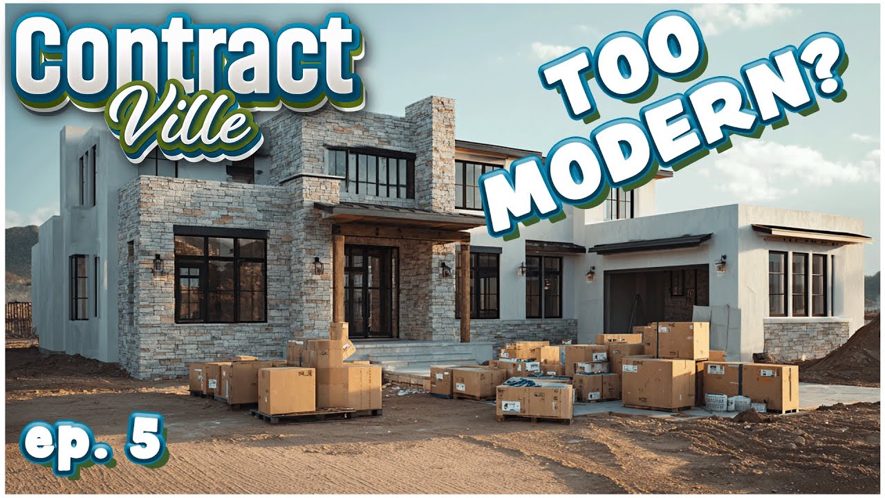 We went FULL MODERN on this newlywed's house! - ContractVille