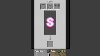 Letter s Banner - Minecraft Tutorial