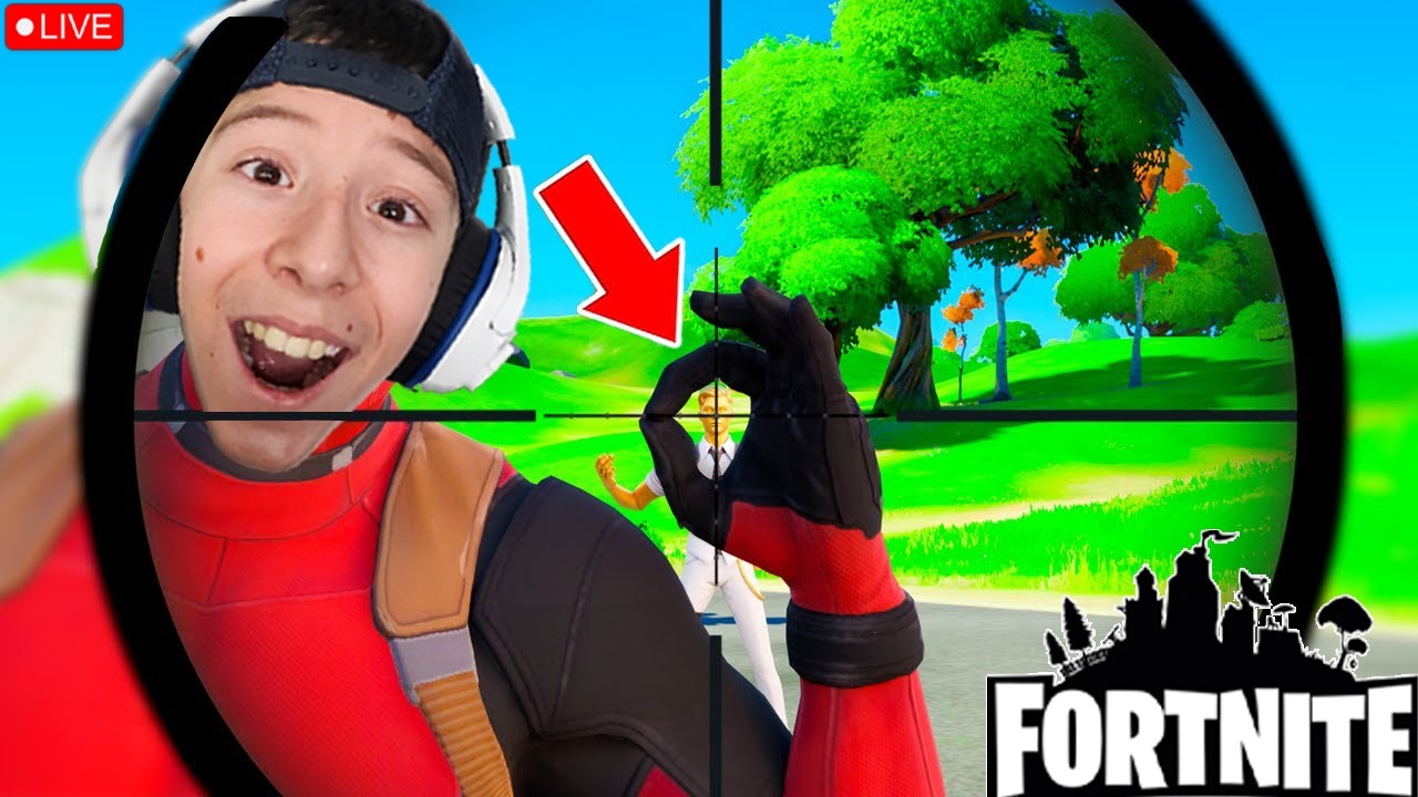 LIVE - AIMBOTTING LIL TIMMIES IN FORTNITE! (NEW)