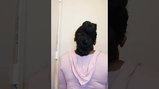 Fauxhawk with heart buns 💕 I was really feeling myself with hairstyle I gotta do this more often 🥰