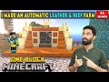 I BUILT AN AUTOMATIC LEATHER FARM IN ONE BLOCK - MINECRAFT SURVIVAL GAMEPLAY IN HINDI #14