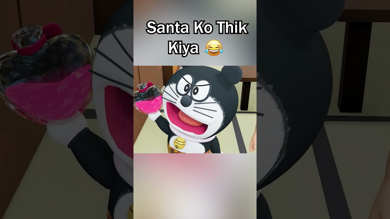 Pandamon Ne Santa Ko Thik Kiya😭🤣🎄 - Christmas Cartoon - Pandamon Toons