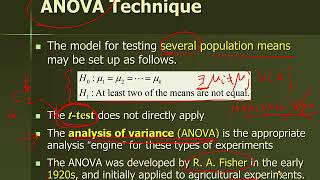 [Ch13] One-Factor Experiments: General (Summary)