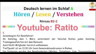 B2/2 - Deutsch lernen im Schlaf & Hören, Lesen und Verstehen- 🇸🇾🇦🇿🇹🇷🇨🇳🇺🇸🇫🇷🇯🇵🇪🇸🇮🇹🇺🇦🇵🇹🇷🇺🇬🇧🇵🇱🇮🇶🇮🇷🇹🇭🇷🇸 screenshot 1