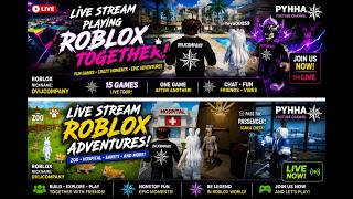 ROBLOX LIVE STREAM 🔴 YOU PLAY WITH US! 🎮 Crazy Games, Friends & Adventures | PYHHA