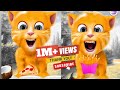 Talking tom cat 2  talking cat music so funny  cat eatingtalkingtom talkingginger