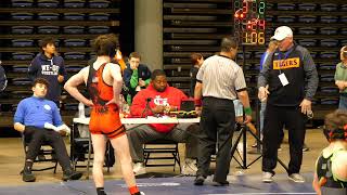Cons. Round of 8 - Tyler Perry of Edwardsville [G] v Payton Ramsey of Crystal Lake Central [R] (106)