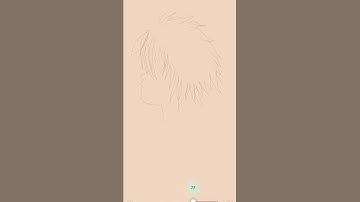 Awesome Anime Artwork On idesign app [timelapse]