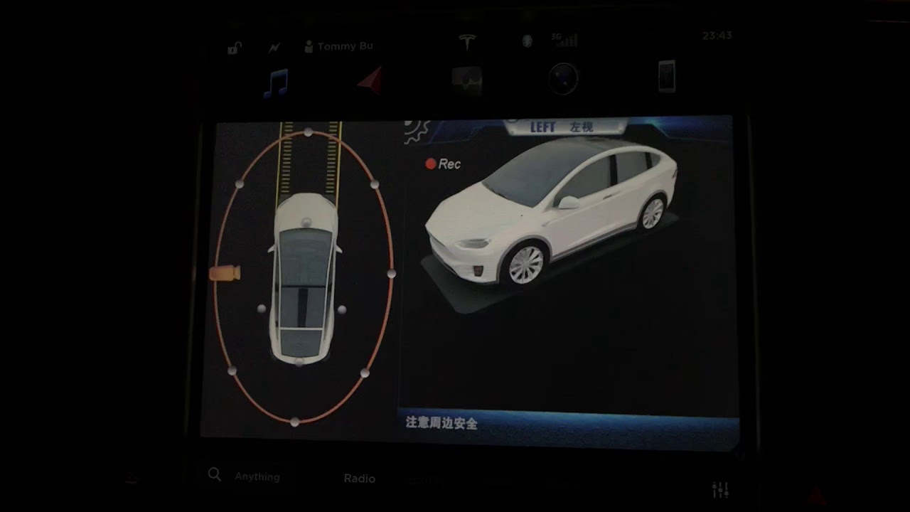 360 3d Aroundview Added Tesla Model X Car Skin