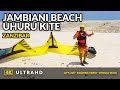 4K Uhuru Kite Kitesurfing - Uhuru by PiliPili - Jambiani Beach Zanzibar 2021