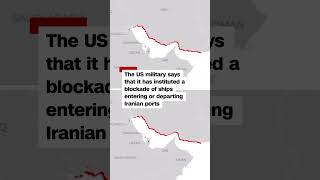 US Military reveals blockade operation on Iranian ports
