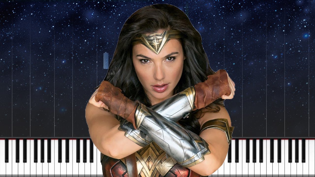 Wonder Woman Theme - EASY PIANO TUTORIAL