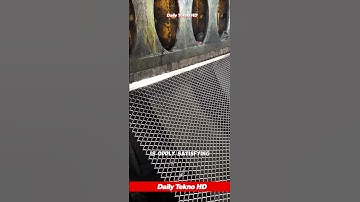 How Metal Mesh Is Made ⚙️ #MetalWorking