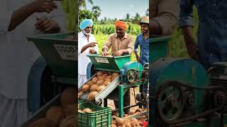 Smart Farmer Coconut 🌴🥥 | Coconut Farming New Technology | Amazing Farming Ideas#story #ai #india