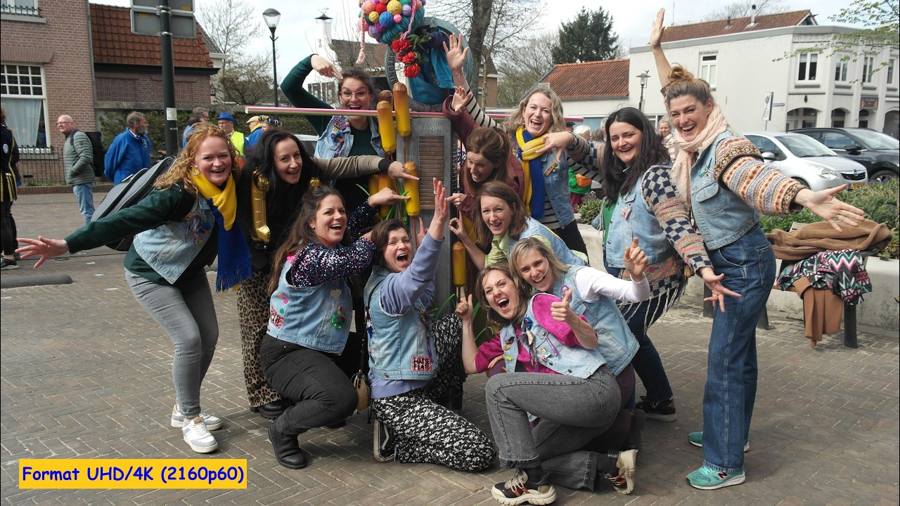 Optocht Carnaval 2025 Gilze/Dringersgat(4K) - Hatseflats (Wij Houwe van Handwerk) 1ste Prijs Groepen