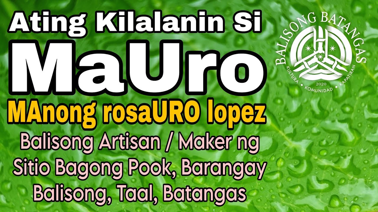 KILALANIN si Rosauro 
