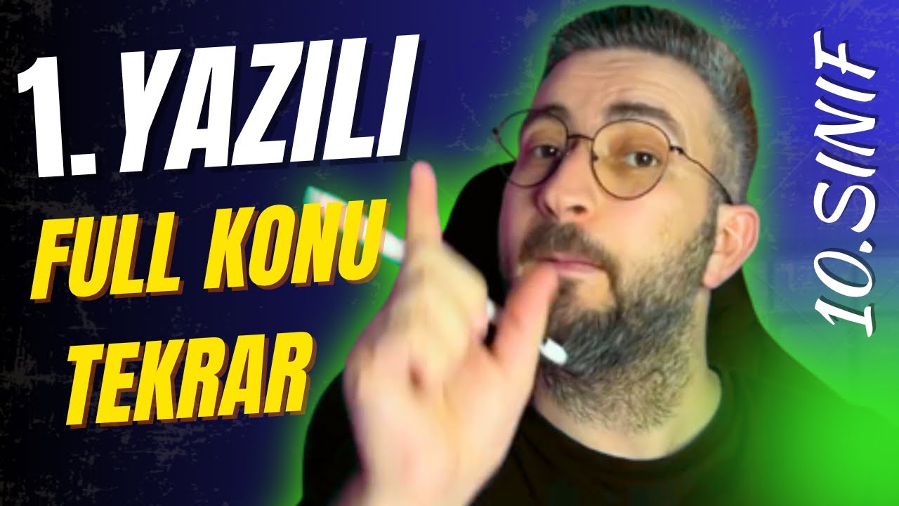 10. sınıf matematik 1. dönem 1. yazılı | full genel tekrar