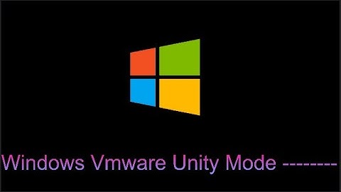 VMWare Windows Unity Mode