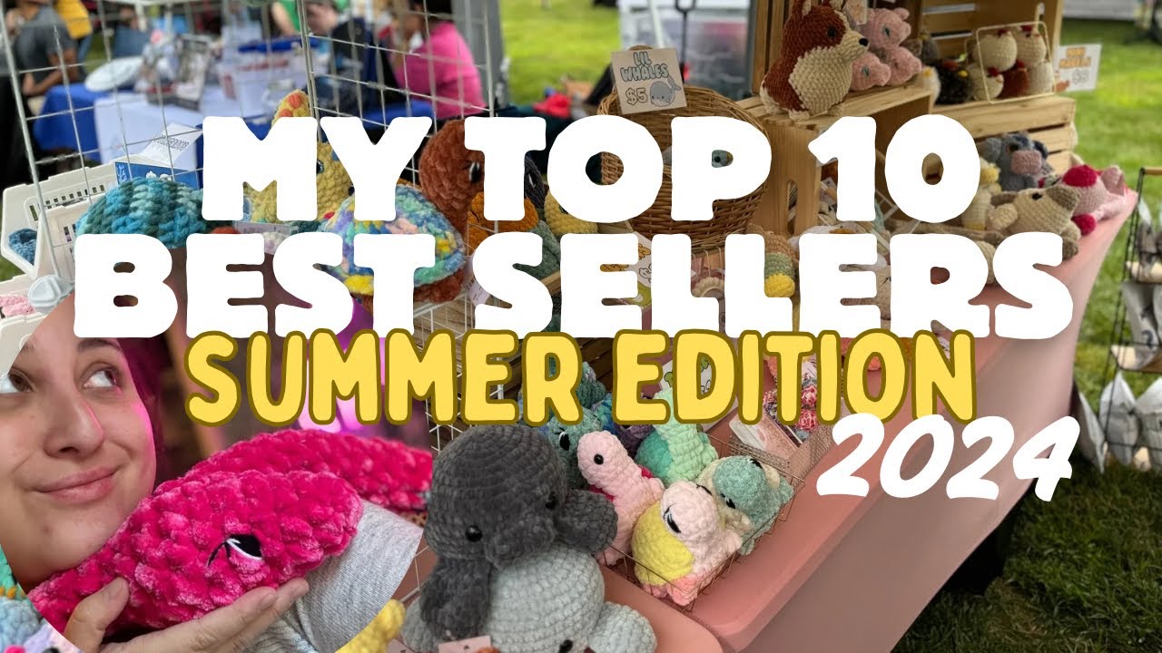 Top 10 Best Selling Crochet Plushies - Summer 2024