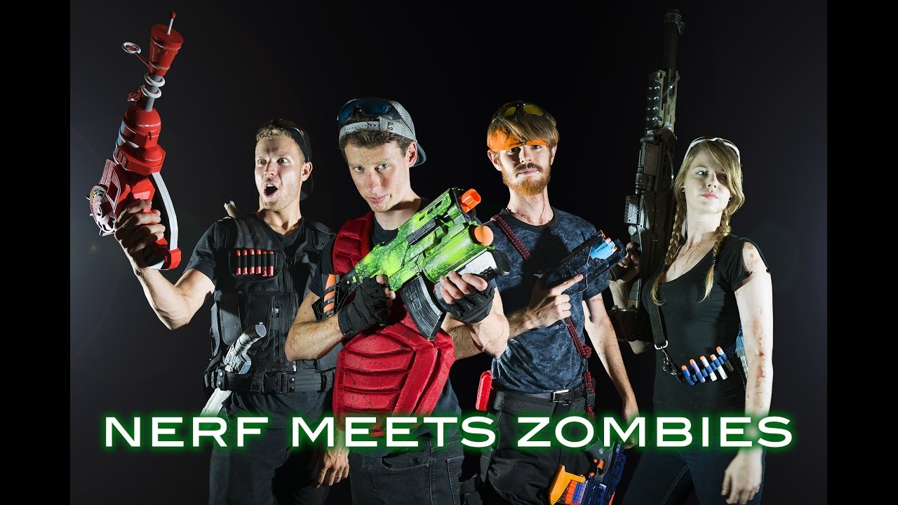 zombie nerf war videos