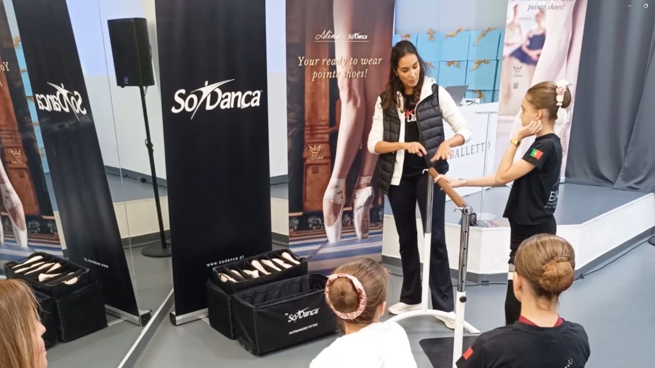 Fitting ALINA at the Balleto Open Day in Lisbon, Portugal.