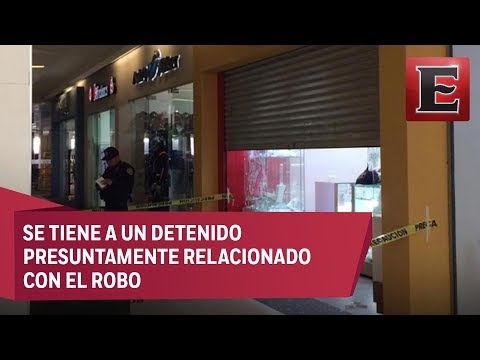 Tres sujetos asaltan joyería en Plaza Portal Centro, en la Cuauhtémoc