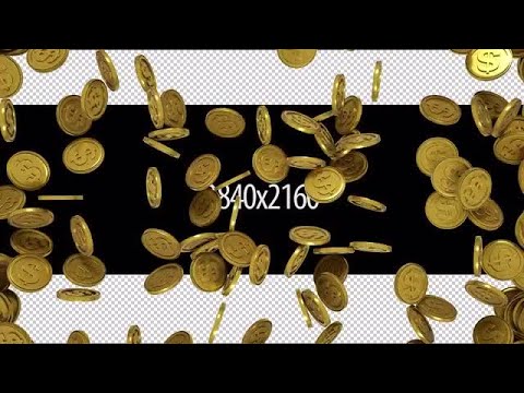Gold Dollar Transition Stock Motion Graphics