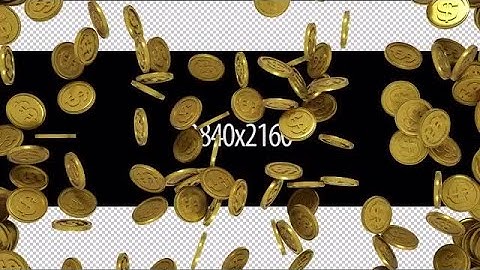 Gold Dollar Transition Stock Motion Graphics