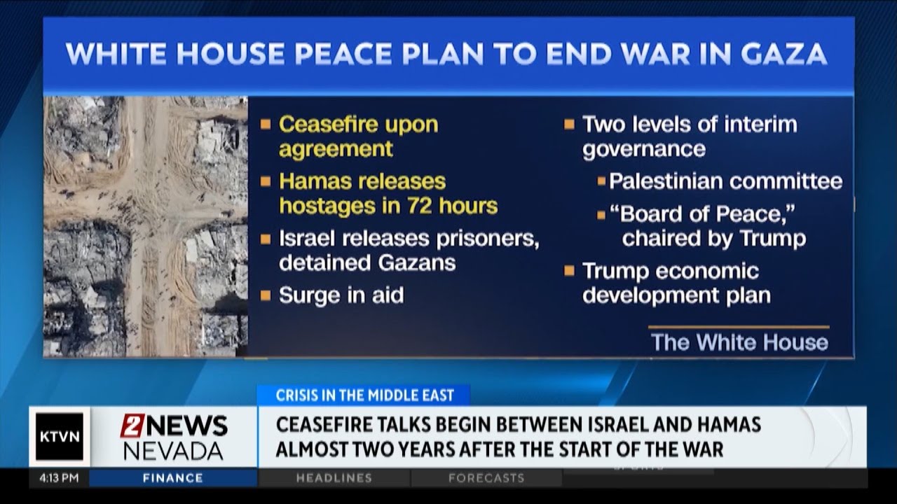 Ceasefire talks between Israel and Hamas begin - YouTube