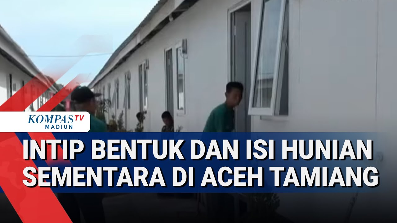 Bentuk Hunian Sementara Bagi Korban Bencana di Aceh Tamiang