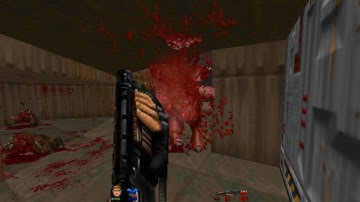 Doom the Way id Did – Lost Episodes | E1M7: Transport Hub [Brutal Doom v21 RC1]