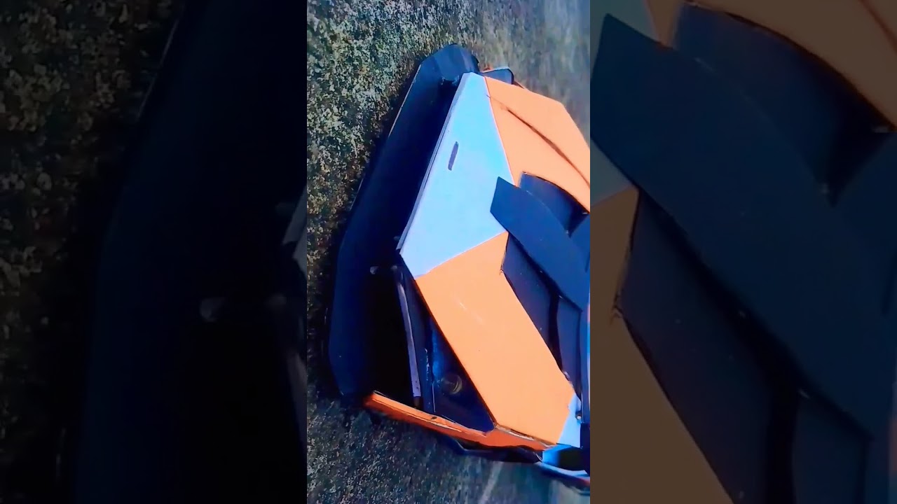 McLaren senna gtr from cardboard. #mclaren  #craft.