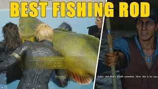 Final Fantasy XV - How To Get The BEST FISHING ROD & REEL (Tranquility Location) FFXV