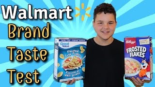 Name Brand V.S Walmart Brand - Taste Test