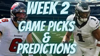 NFL Week 2 Predictions and Picks: ESPN Pick'em Week 2