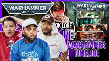 This lore BROKE OUR BRAINS! || WARHAMMER 40K - Timeline Reaction || Ft. Bricky