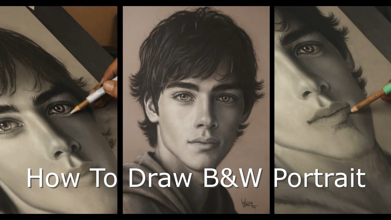 ✨REALISTIC B&W Drawing🌹 