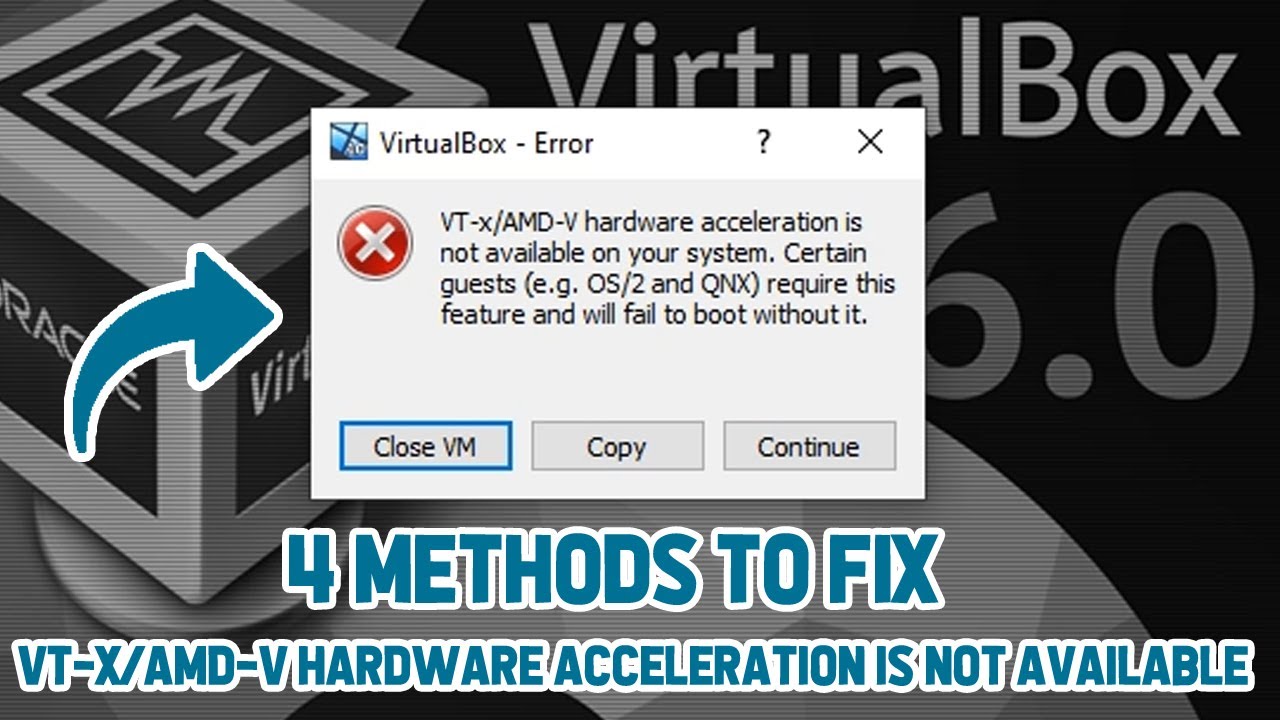 Amd v is not available. VIRTUALBOX VT-X. Аппаратное ускорение VT-X/AMD-V.