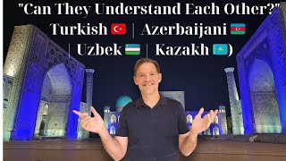 How Similar Are Turkish, Azerbaijani, Uzbek & Kazakh? (Turkic Language Showdown!)