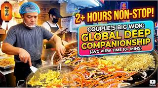 Massive Wok Action! Authentic Chinese Breakfast Fried Noodles LIVE
