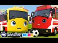 The Soccer Bus! | Go Buster By Little Baby Bum | Kids Cartoons & Baby Videos | ABCs & 123s