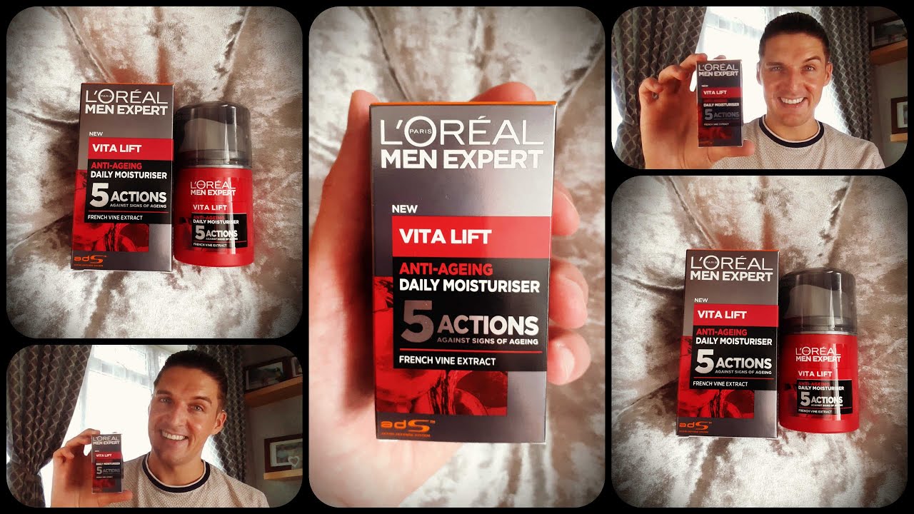 Soms Heerlijk leeg Loreal Men Expert Vita Lift Daily Moisturiser! Let's take a look... -  YouTube