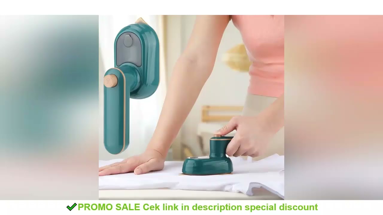 Handheld Steam Iron Foldable Garment Steamer Ironing Home Travel Portable Mite Removal Flat Ironing