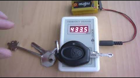 RF Remote Control Wireless Frequency Meter Counter 250-450 MHz