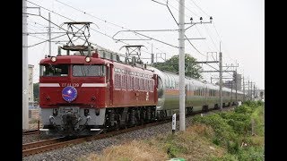 【双頭釜牽引・警笛あり】 EF81-139+E26系 カシオペア紀行 東大宮~蓮田通過