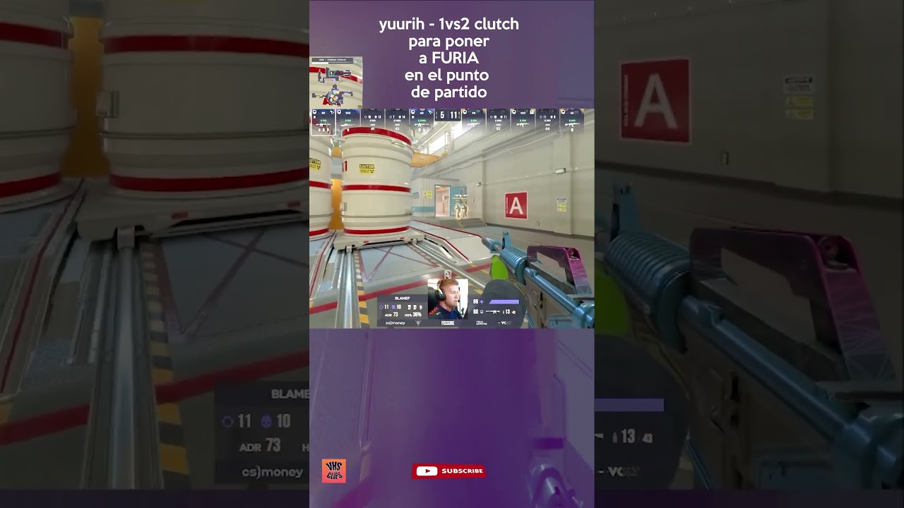 Yuurih  1vs2 clutch  para poner a FURIA en el punto de partido