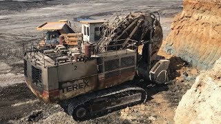 Huge Terex RH170 Front Shovel Mining Excavator Loading Dumpers