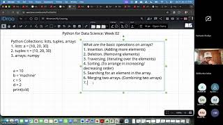 2nd TA session, Python for Data Science 2026 (NPTEL course: noc26_cs80)