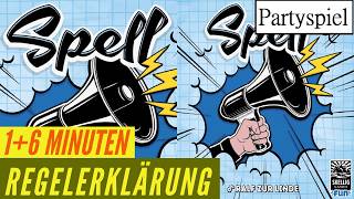 Spell Regeln Anleitung Regelvideo Wortspiel Partyspiel Erklärung 2026