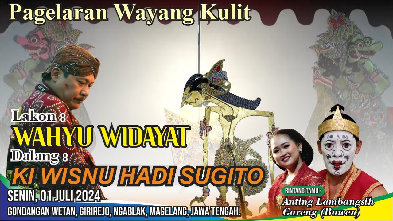 Wayang kulit KI WISNU HADI SUGITO | Lakon : Wahyu Widayat